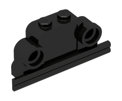 Fabuland Brick, Modified 1 x 4 x 2 Bell Shape with Headlights