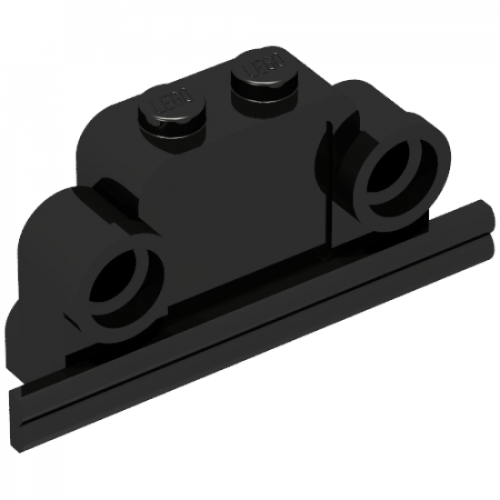 Fabuland Brick, Modified 1 x 4 x 2 Bell Shape with Headlights