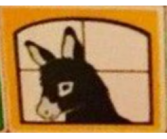 Duplo, Tile 2 x 2 x 1 with Stable Mosaic Picture 09 Pattern (Set 9220)