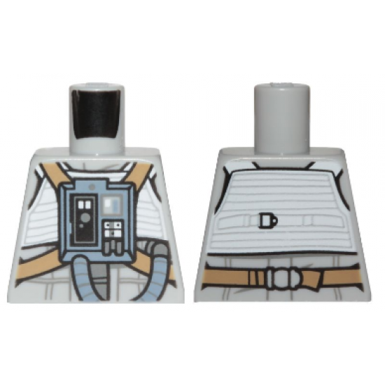 Torso SW Pilot with White Vest and Sand Blue Front Panel with Hose Pattern