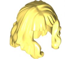 Minifigure, Hair Mid-Length and Wavy with Bangs