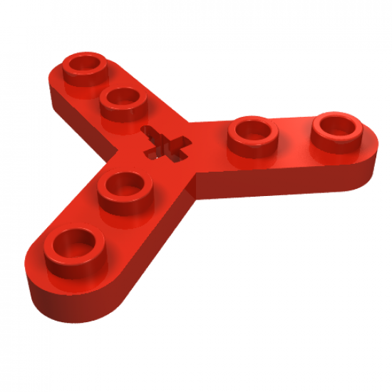 Technic, Plate Rotor 3 Blade with Smooth Ends and 6 Studs (Propeller)