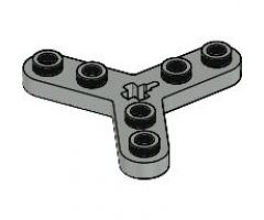 Technic, Plate Rotor 3 Blade with Smooth Ends and 6 Studs (Propeller)