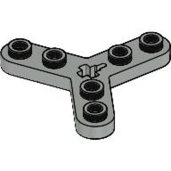 Technic, Plate Rotor 3 Blade with Smooth Ends and 6 Studs (Propeller)