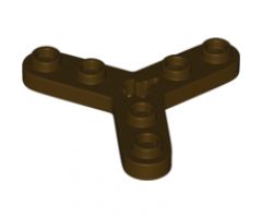 Technic, Plate Rotor 3 Blade with Smooth Ends and 6 Studs (Propeller)