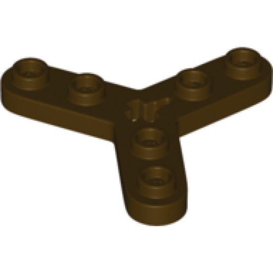 Technic, Plate Rotor 3 Blade with Smooth Ends and 6 Studs (Propeller)