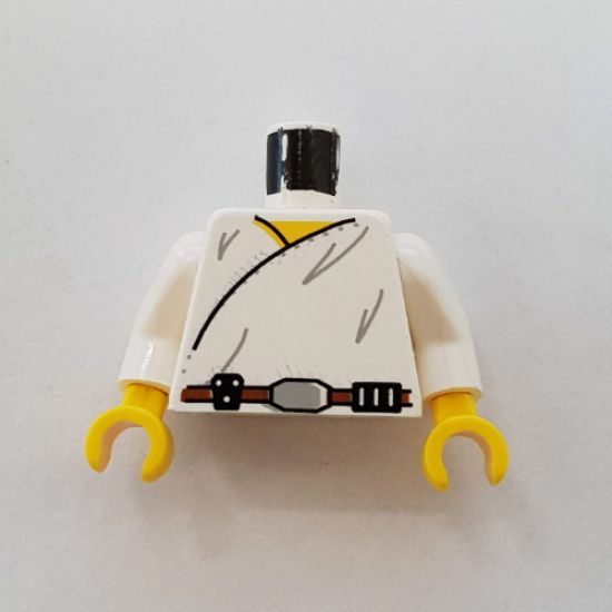 Torso SW Wrap-Around Tunic and Utility Belt Pattern / White Arms / Yellow Hands