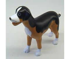 Dog, Scala with Black Back and White Chest, Feet and Muzzle Pattern (Sita)