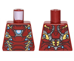 Torso Armor with Partial White and Blue Circle and Gold, Silver and Blue Plates (Mark 46) Pattern