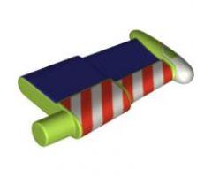 Minifigure, Body Wear Spacesuit Wing with Red and White Stripes and Purple Wing Surface Pattern (Buzz Lightyear)