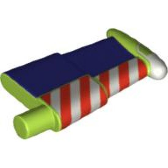Minifigure, Body Wear Spacesuit Wing with Red and White Stripes and Purple Wing Surface Pattern (Buzz Lightyear)