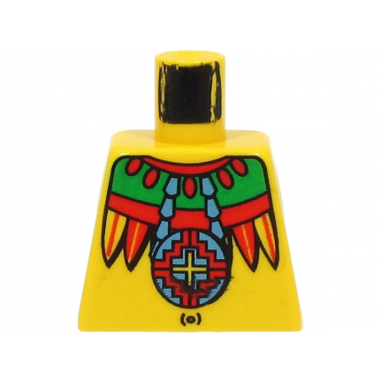 Torso Adventurers Jungle Necklace, Feathers, Navel Pattern (Achu)