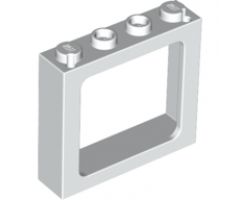 Window 1 x 4 x 3 Train - 2 Hollow Studs and 2 Solid Studs
