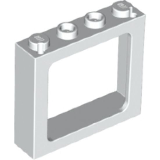 Window 1 x 4 x 3 Train - 2 Hollow Studs and 2 Solid Studs