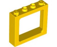Window 1 x 4 x 3 Train - 2 Hollow Studs and 2 Solid Studs