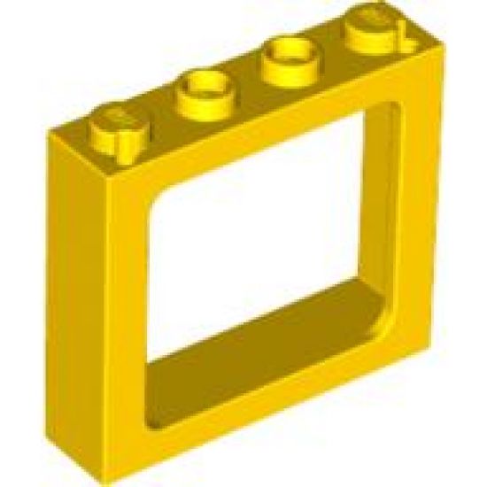 Window 1 x 4 x 3 Train - 2 Hollow Studs and 2 Solid Studs