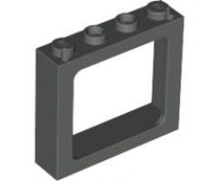 Window 1 x 4 x 3 Train - 2 Hollow Studs and 2 Solid Studs
