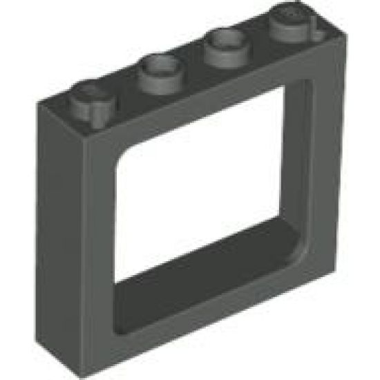 Window 1 x 4 x 3 Train - 2 Hollow Studs and 2 Solid Studs
