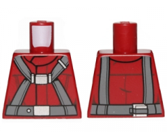 Torso SW T-16 Skyhopper Pilot Flight Suit with Dark Bluish Gray Harness Pattern