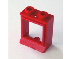 Window 1 x 2 x 2 with Extended Lip and Hole in Top, no Glass