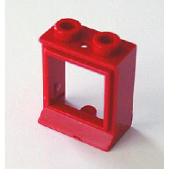 Window 1 x 2 x 2 with Extended Lip and Hole in Top, no Glass