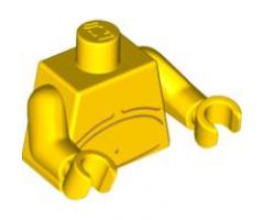 Torso Bare Chest with Body Lines Pattern / Yellow Arms / Yellow Hands