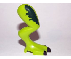Animal, Body Part Dinosaur Leg Large (Rear) Dilophosaurus Right with Pin, Black Claws and Dark Green Blotch Pattern