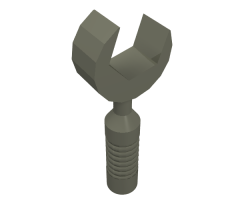 Minifigure, Utensil Tool Open End Wrench - 6-Rib Handle