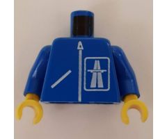Torso Highway Pattern / Blue Arms / Yellow Hands