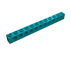 Technic, Brick 1 x 12 with Holes