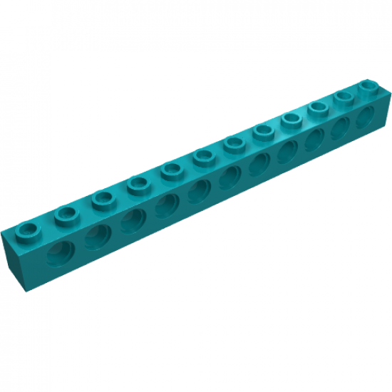 Technic, Brick 1 x 12 with Holes