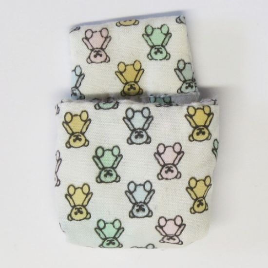 Belville Cloth Pouch, Baby with Teddy Bears Pattern