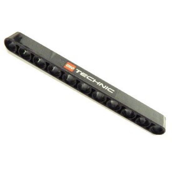 Technic, Liftarm 1 x 11 Thick with LEGO TECHNIC Logo Pattern (Sticker) - Sets 8041 / 42041