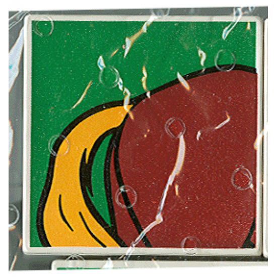 Duplo, Tile 2 x 2 x 1 with Horse Mosaic Picture 13 Pattern (Set 1078)