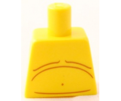 Torso Bare Chest with Body Lines Pattern