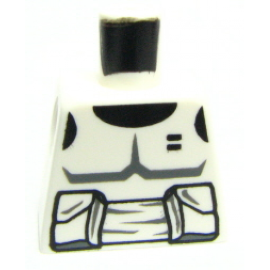 Torso SW Armor Scout Trooper Pattern (Dark Bluish Gray Accents)