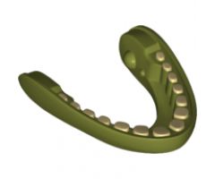 Animal, Body Part Dewback Lower Jaw with Teeth Pattern