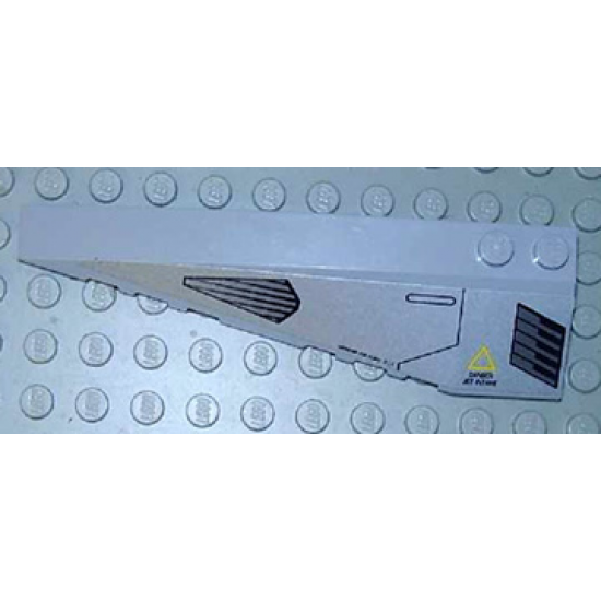 Wedge 10 x 3 Left with Jet Intake and Exhaust Ports Pattern (Sticker) - Set 8630
