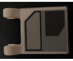 Flag 2 x 2 Square with UCS X-wing Pattern Model Right Side (Sticker) - Set 7191
