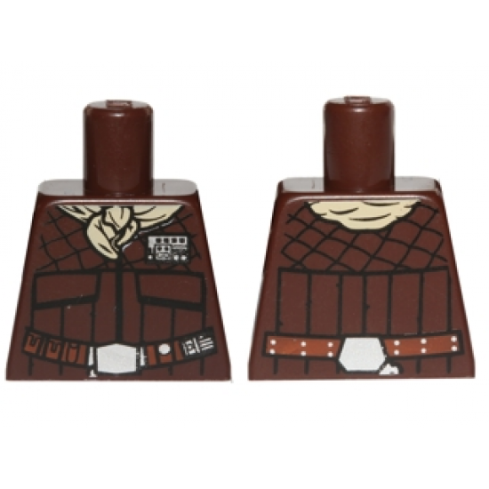 Torso SW Quilted Coat, Tan Bandana, Reddish Brown Arched Belt Pattern