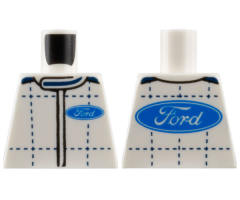 Torso Race Suit with Ford Logo on Front and Back Pattern