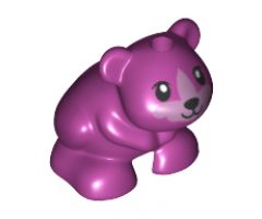 Hamster / Mouse, Friends / Elves with Black Eyes, Nose and Mouth and Metallic Pink Muzzle Pattern
