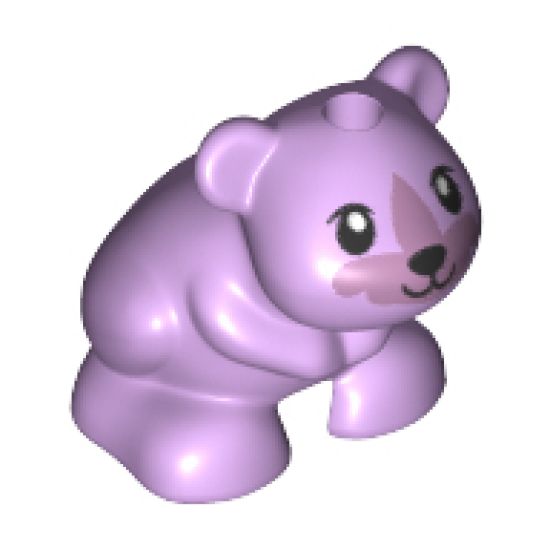 Hamster / Mouse, Friends / Elves with Black Eyes, Nose and Mouth and Metallic Pink Muzzle Pattern