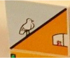 Duplo, Tile 2 x 2 x 1 with Stable Mosaic Picture 01 Pattern (Set 9220)