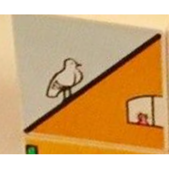 Duplo, Tile 2 x 2 x 1 with Stable Mosaic Picture 01 Pattern (Set 9220)