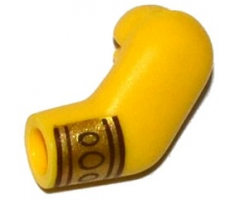 Arm, Left with Gold Wristband with 3 Circles Pattern