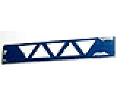 Tile 1 x 6 with SW Vulture Droid Triangles Pattern 1 (Sticker) - Sets 7256 / 7283