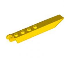 Hinge Plate 1 x 8 with Angled Side Extensions, 9 Teeth and Rounded Plate Underside