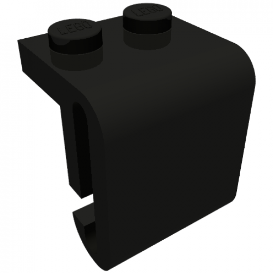 Plate, Modified 1 x 2 with Steam Engine Cylinder, Round Surfaces
