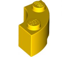 Brick, Round Corner 2 x 2 Macaroni with Stud Notch